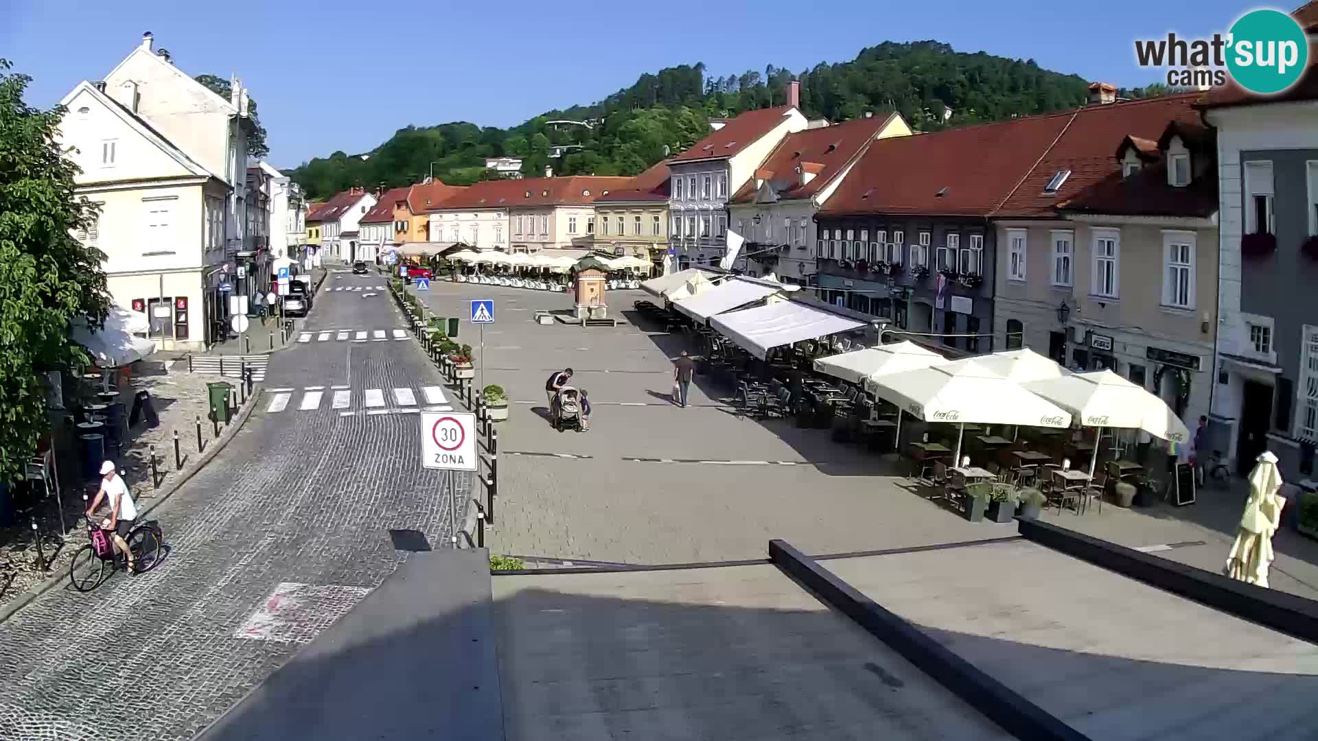 Samobor – Place centrale dédié au roi Tomislav