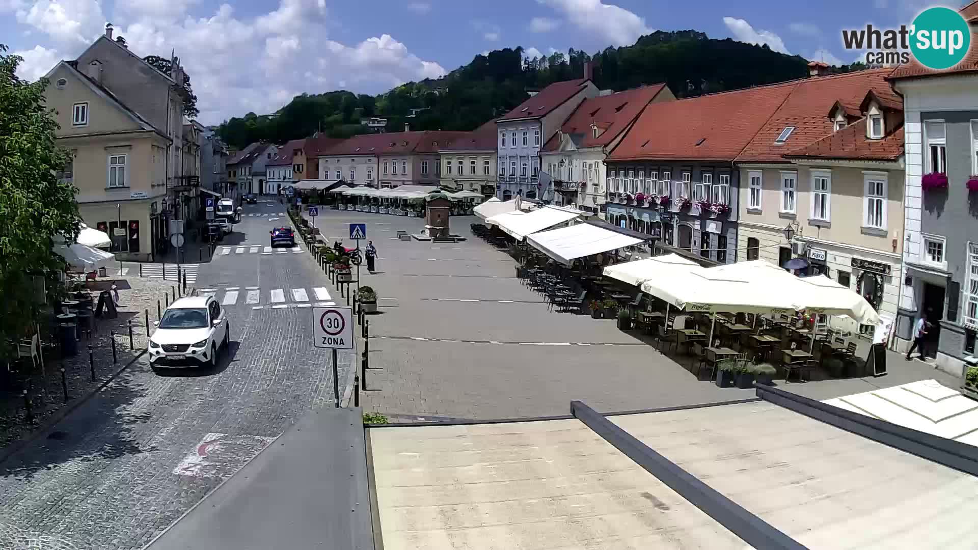 Samobor – Place centrale dédié au roi Tomislav