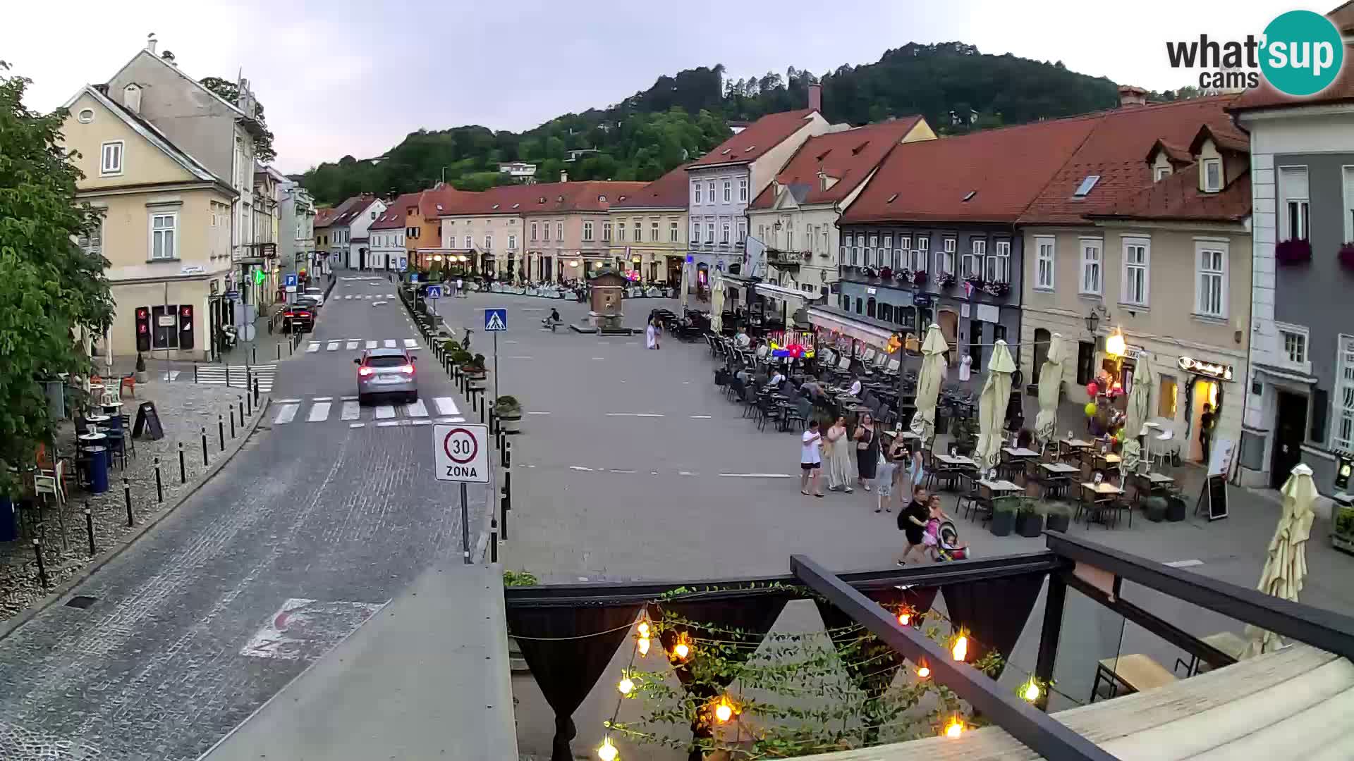 Samobor – Place centrale dédié au roi Tomislav