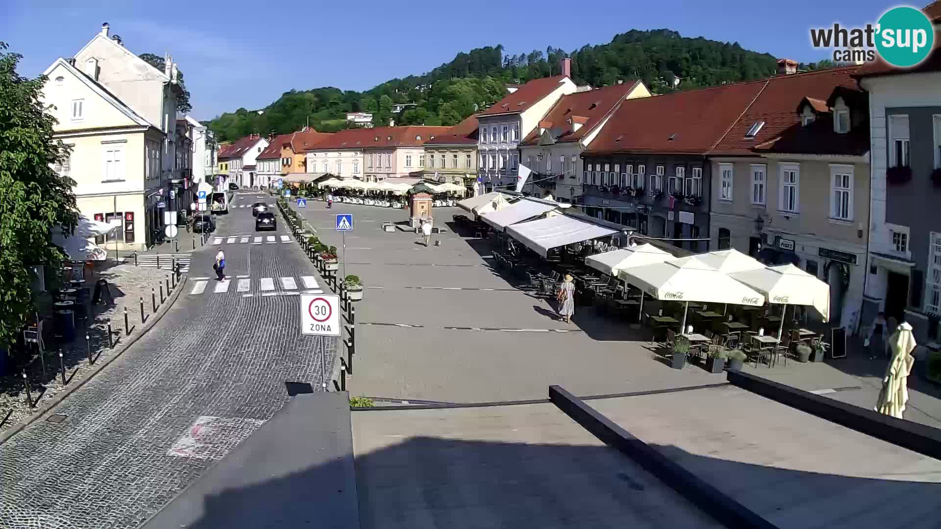 Samobor – Place centrale dédié au roi Tomislav