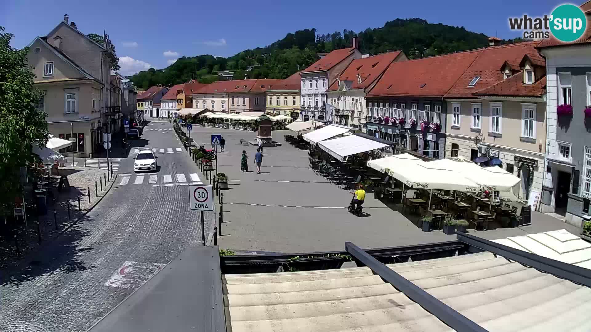 Samobor – Place centrale dédié au roi Tomislav