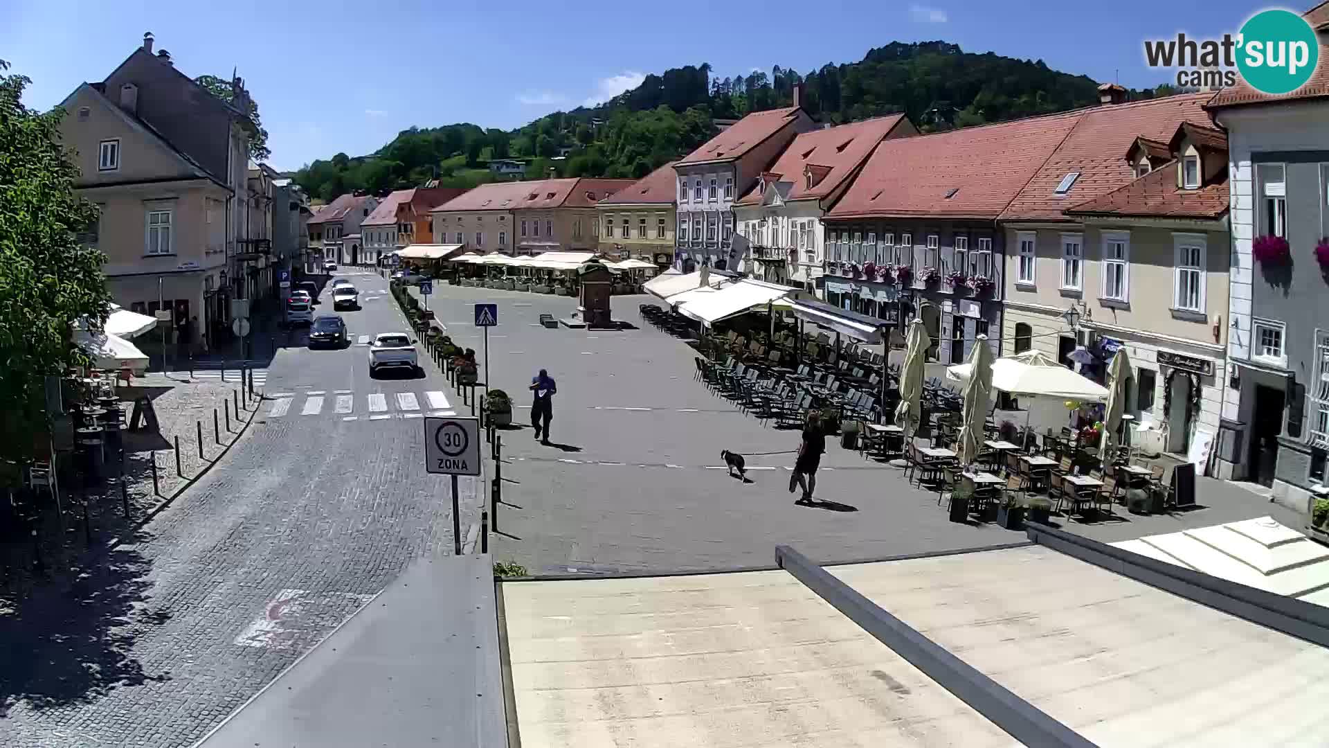 Samobor – Place centrale dédié au roi Tomislav