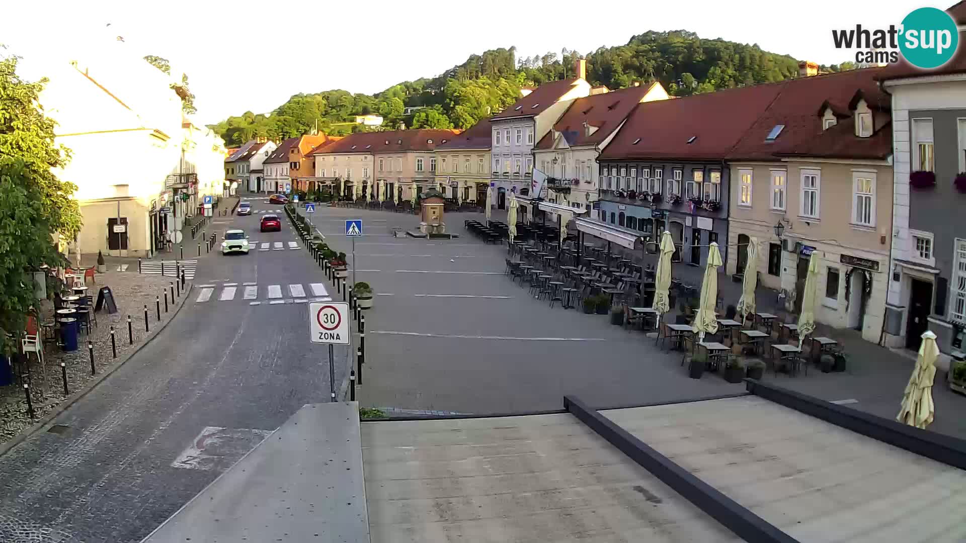 Samobor – Place centrale dédié au roi Tomislav