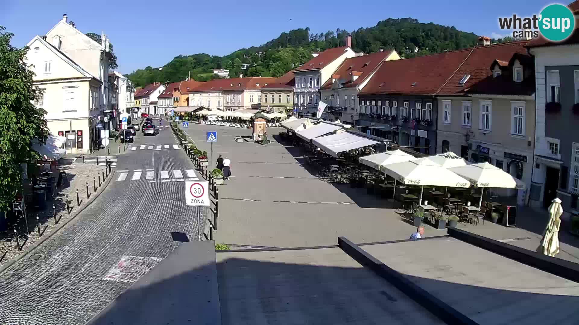 Samobor – Place centrale dédié au roi Tomislav