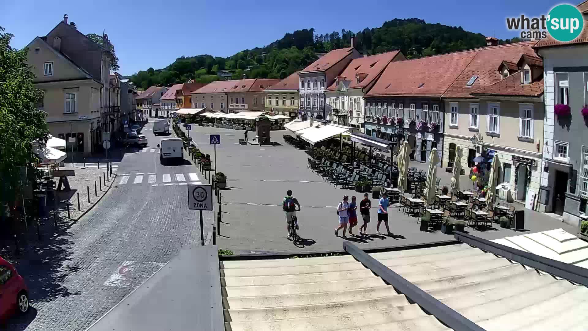 Samobor – Place centrale dédié au roi Tomislav