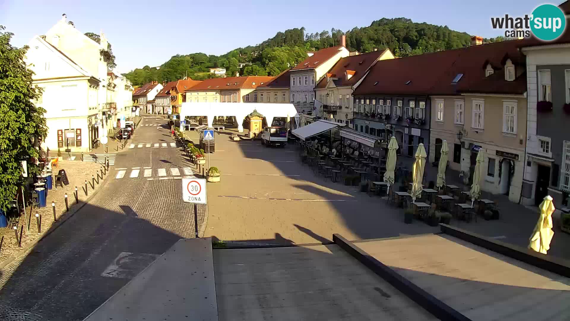 Samobor – Place centrale dédié au roi Tomislav