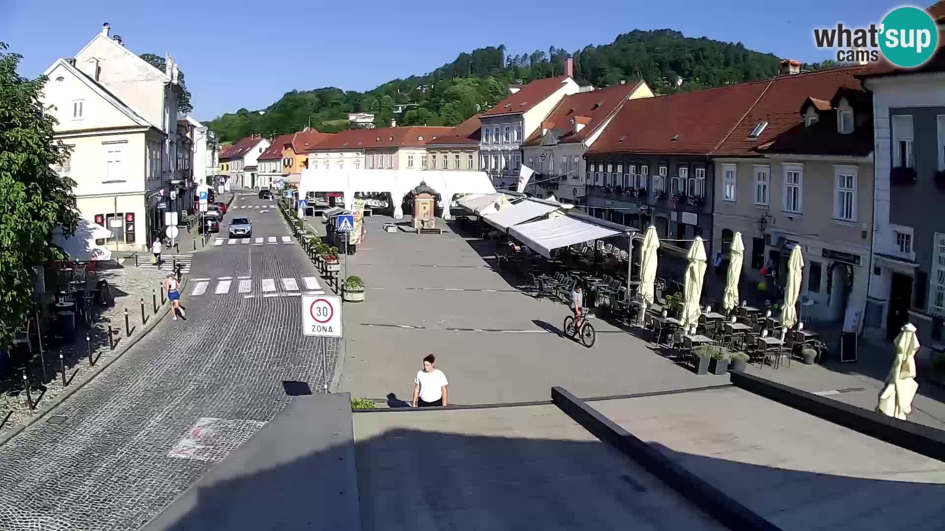 Samobor – Place centrale dédié au roi Tomislav