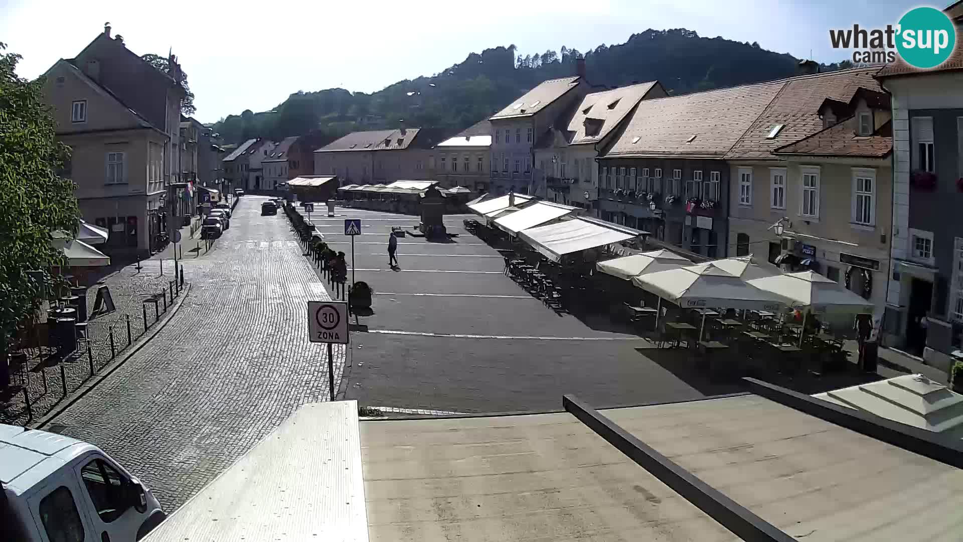 Samobor – Place centrale dédié au roi Tomislav