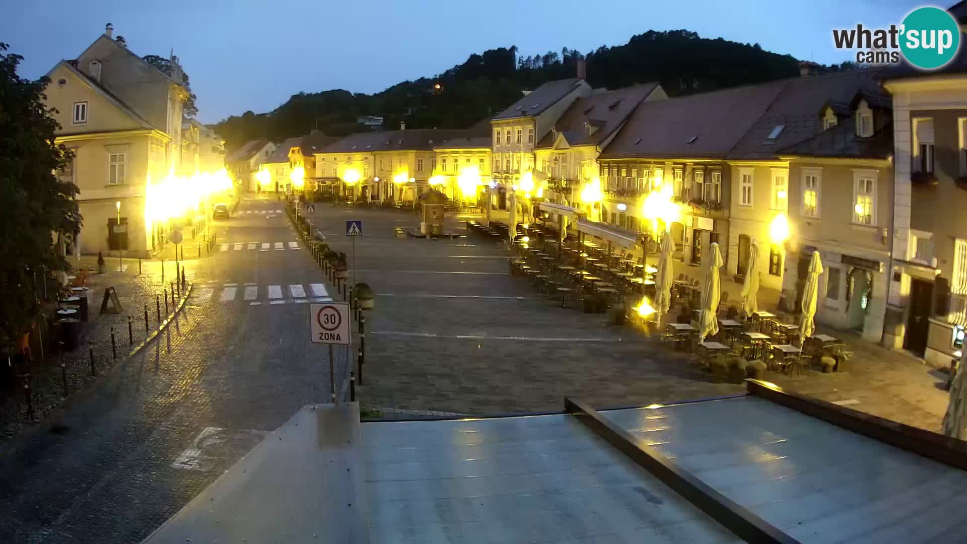 Samobor – Place centrale dédié au roi Tomislav