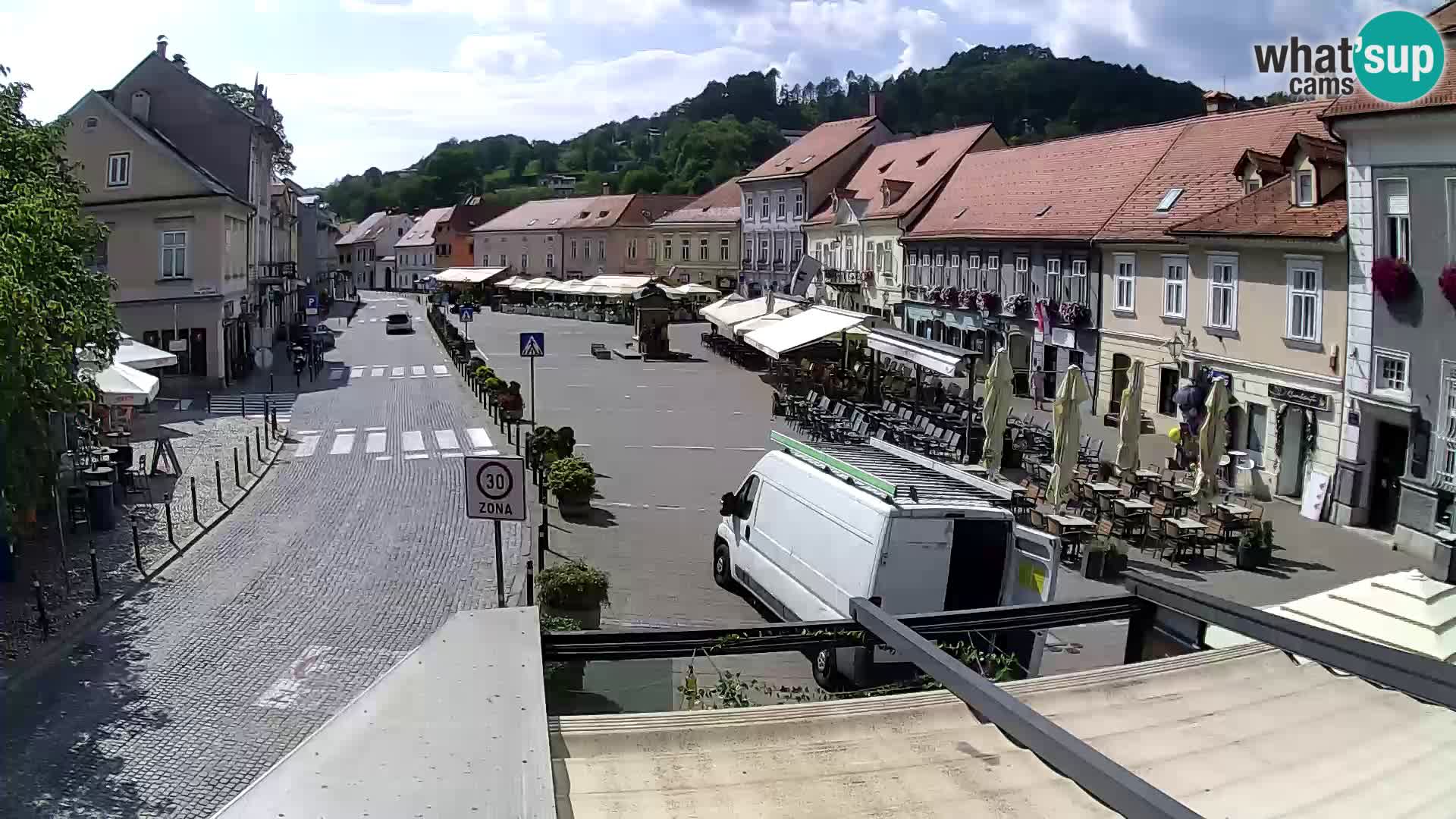 Samobor – Place centrale dédié au roi Tomislav