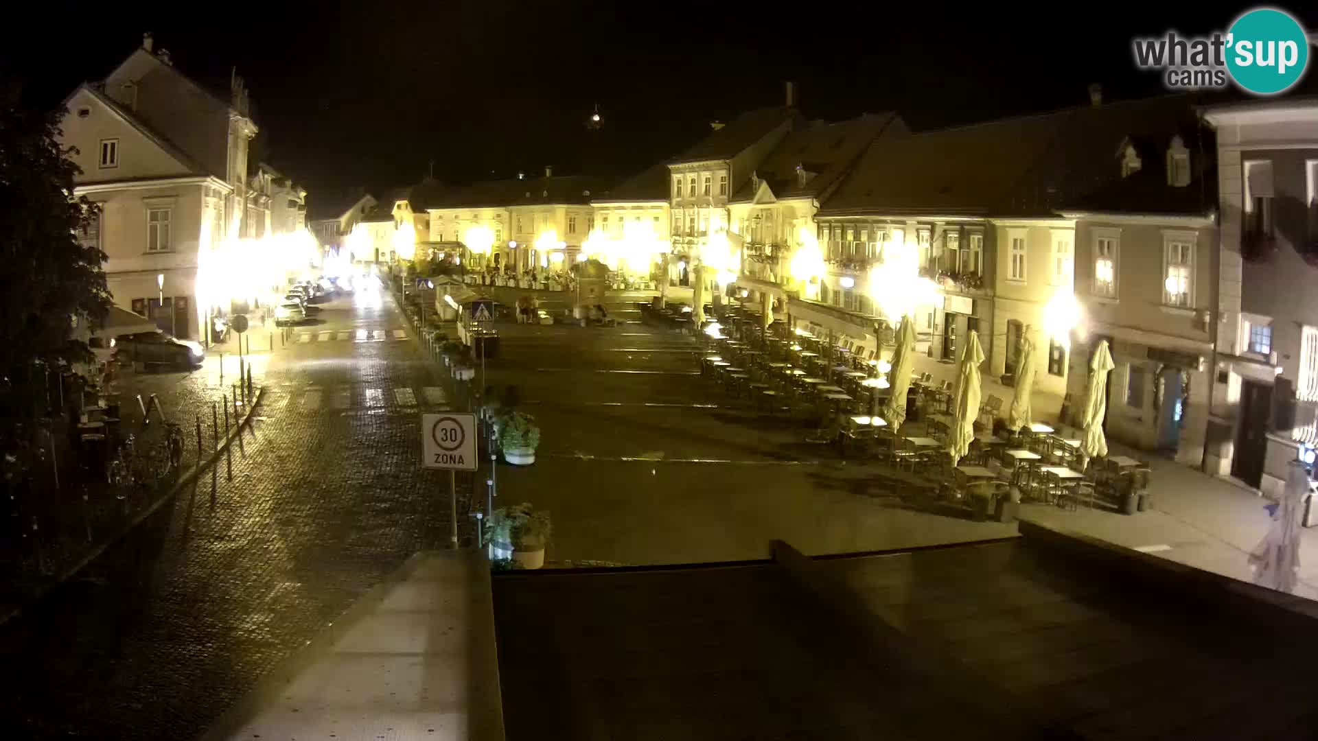 Samobor – Place centrale dédié au roi Tomislav