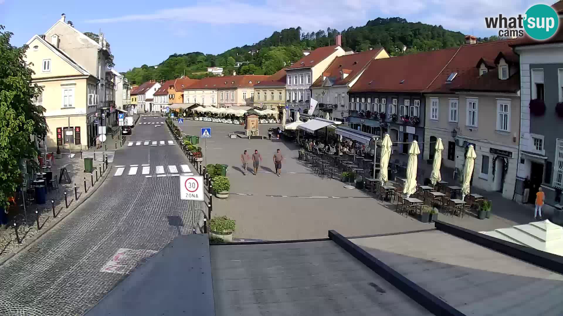 Samobor – Place centrale dédié au roi Tomislav