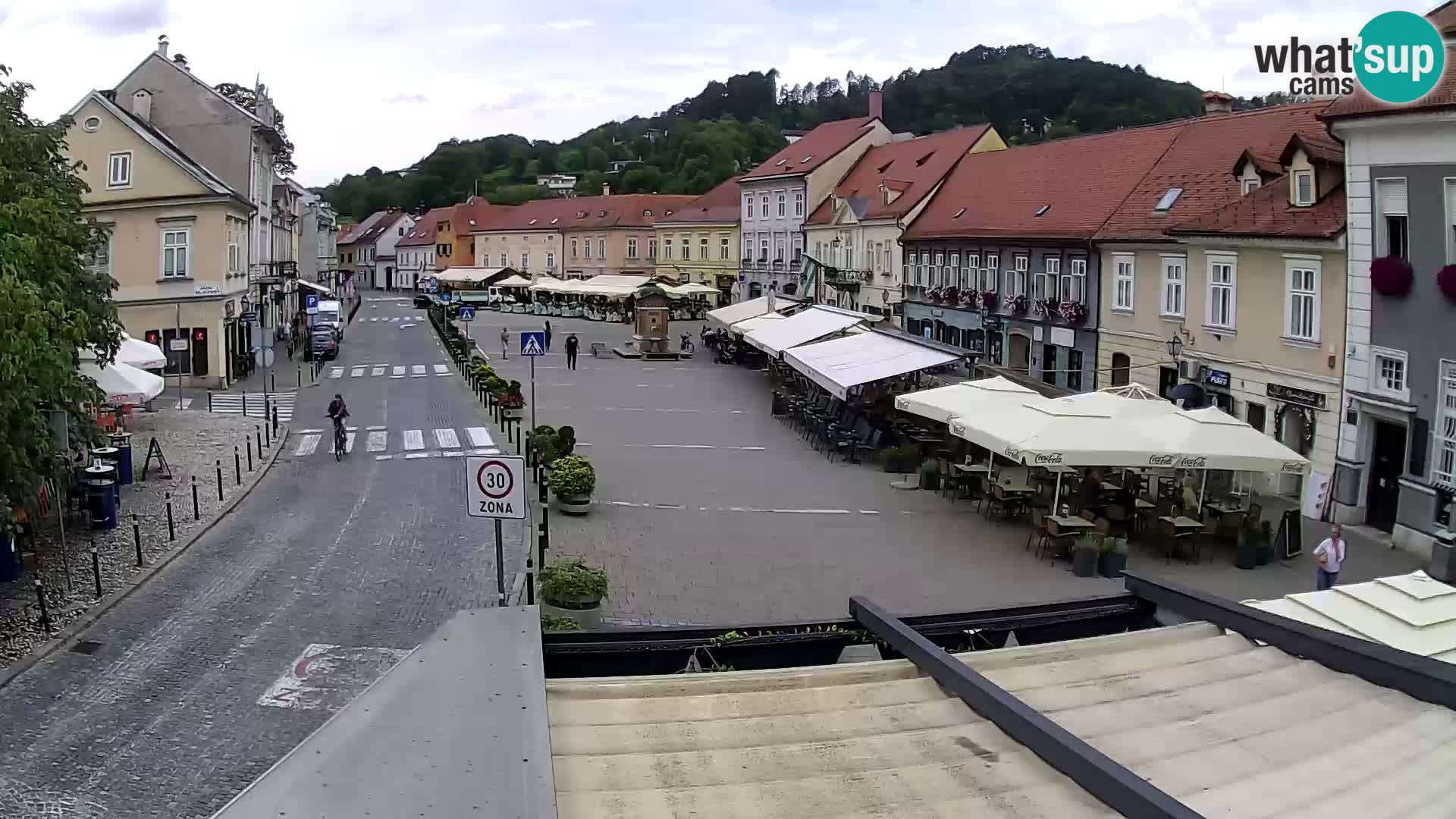 Samobor – Place centrale dédié au roi Tomislav