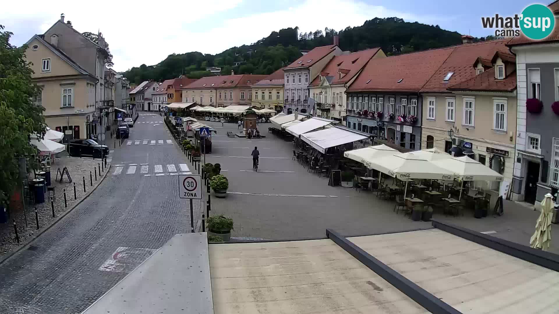 Samobor – Place centrale dédié au roi Tomislav