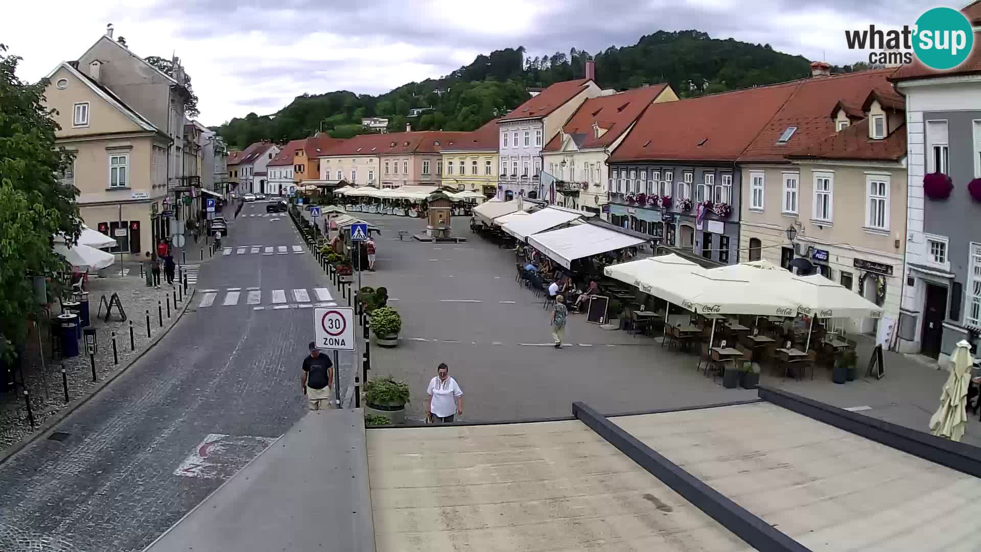 Samobor – Place centrale dédié au roi Tomislav