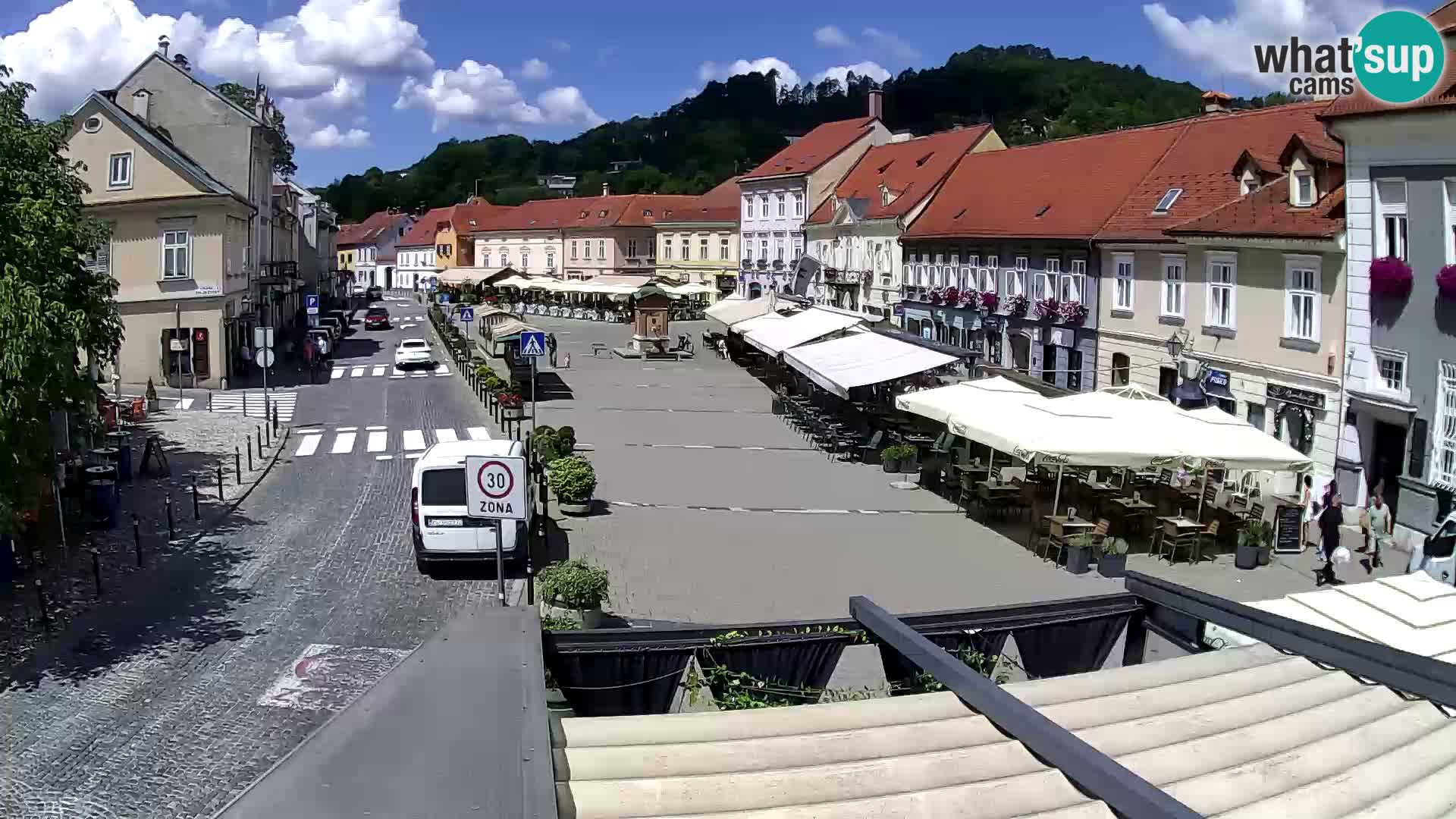 Samobor – Place centrale dédié au roi Tomislav