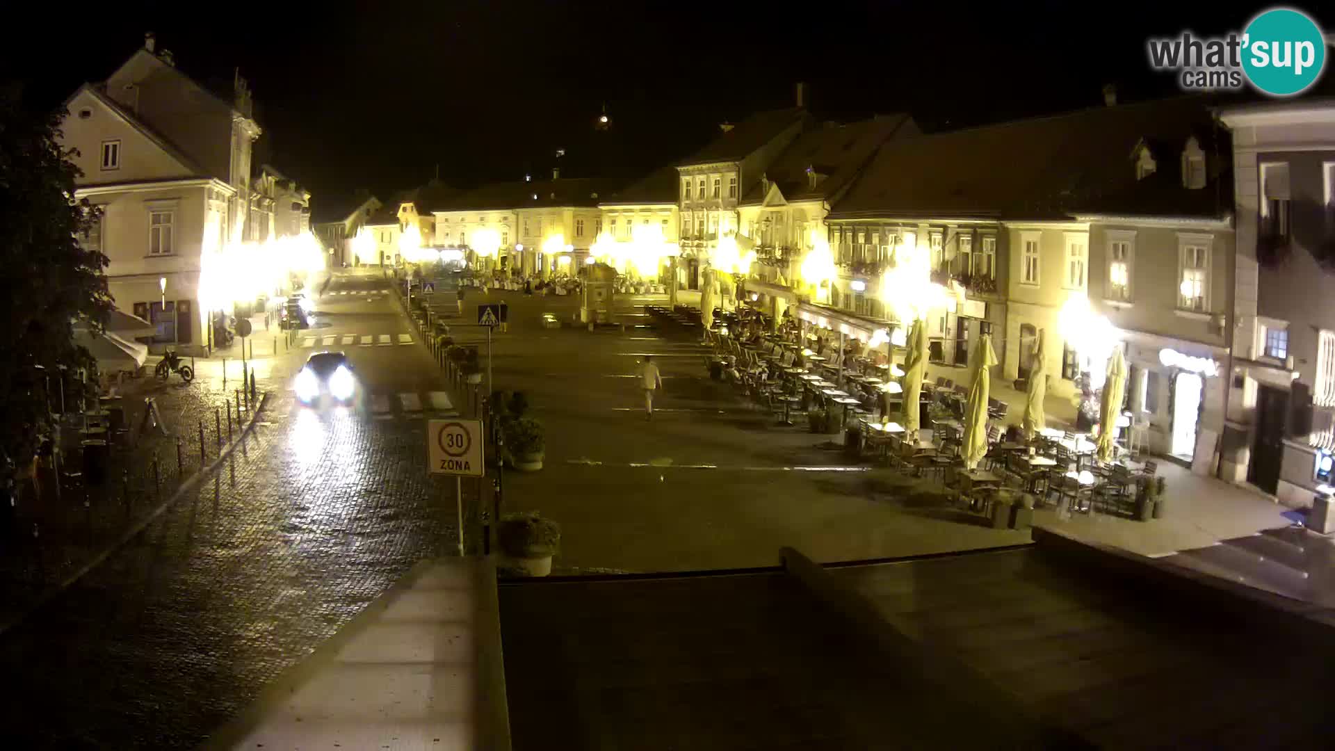 Samobor – Place centrale dédié au roi Tomislav