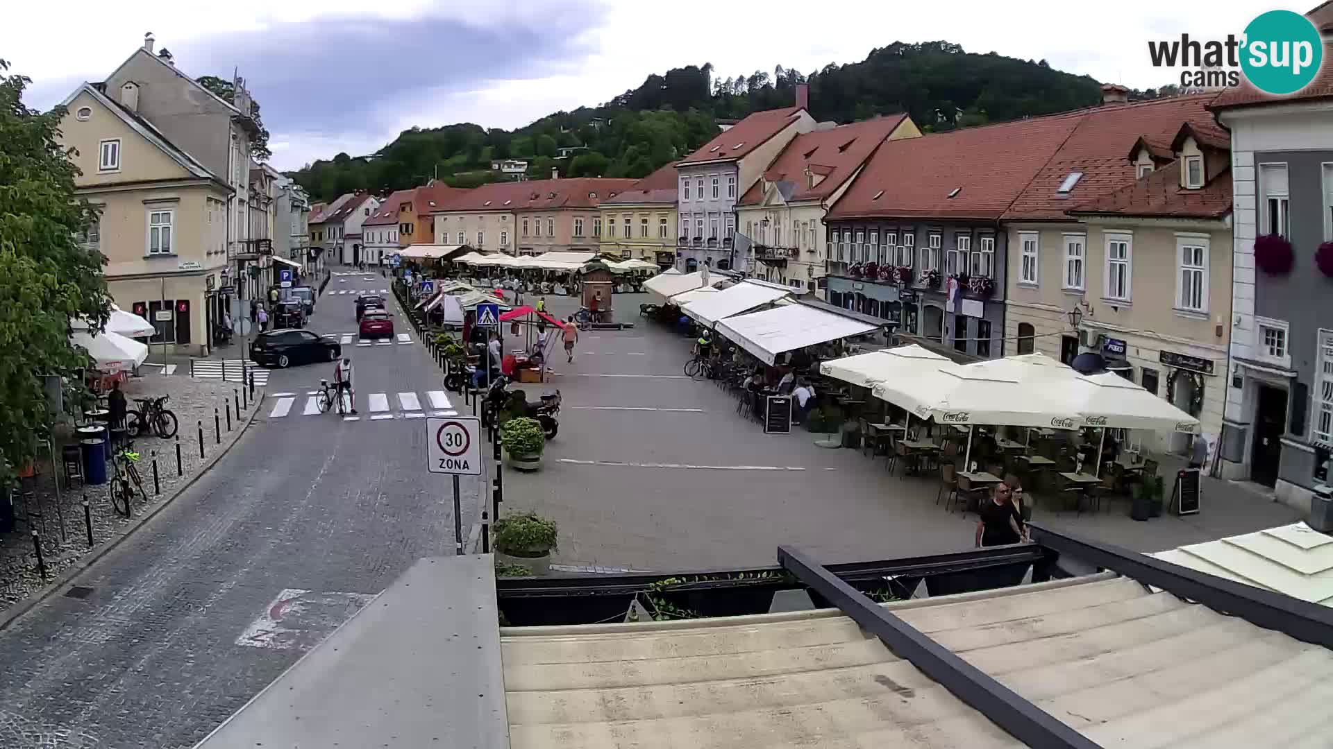 Samobor – Place centrale dédié au roi Tomislav