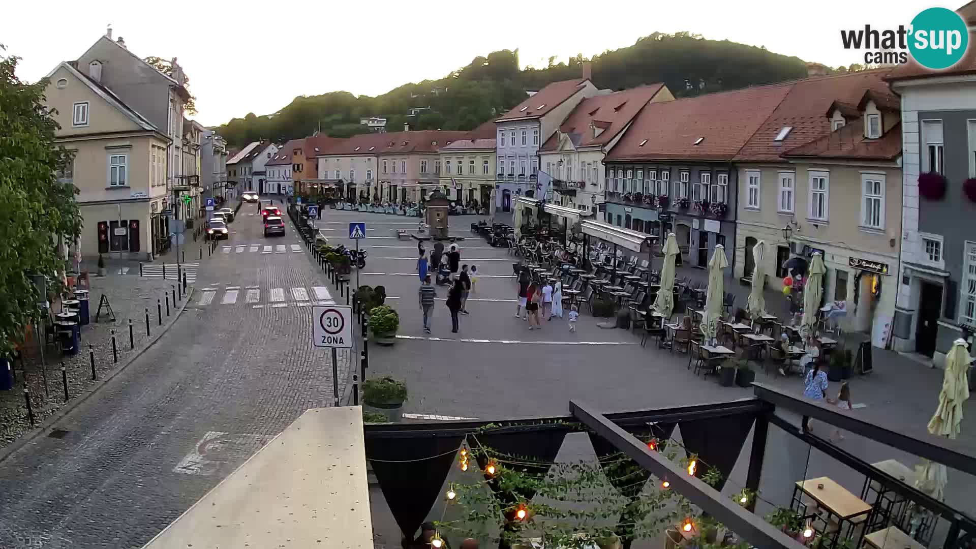 Samobor – Place centrale dédié au roi Tomislav