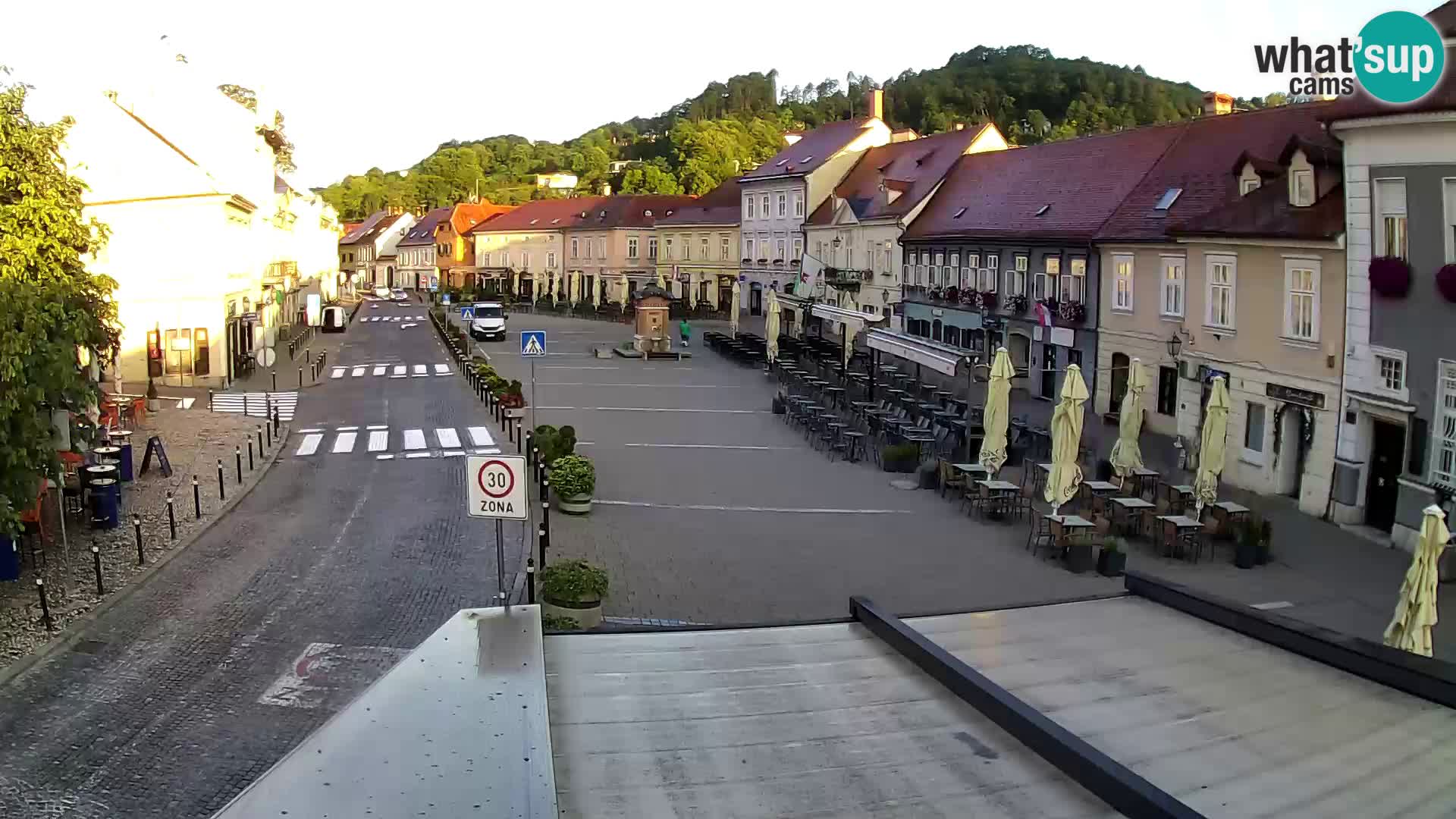 Samobor – Place centrale dédié au roi Tomislav