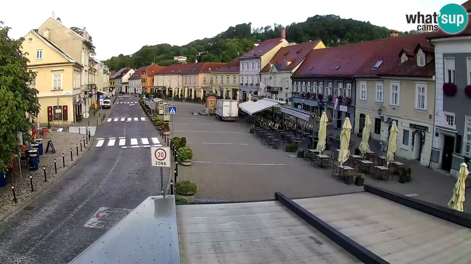 Samobor – Place centrale dédié au roi Tomislav