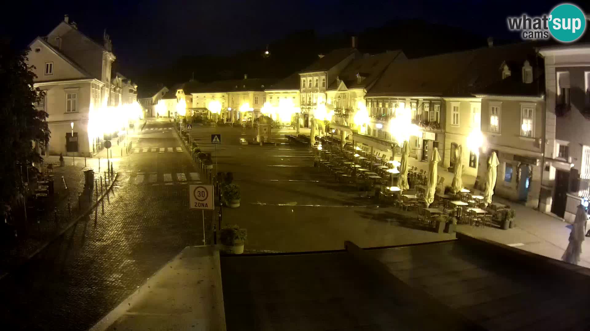 Samobor – Place centrale dédié au roi Tomislav