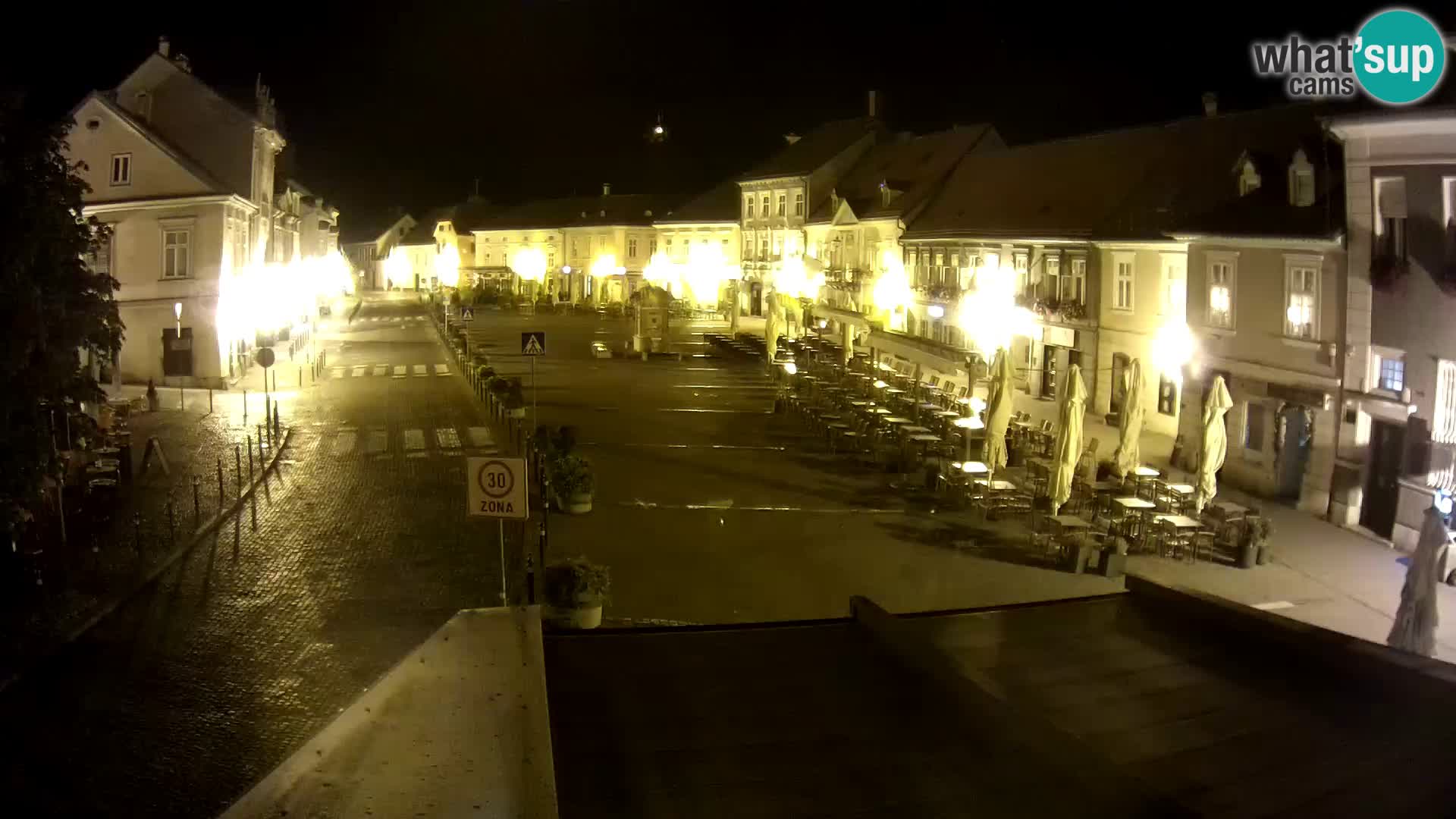 Samobor – Place centrale dédié au roi Tomislav