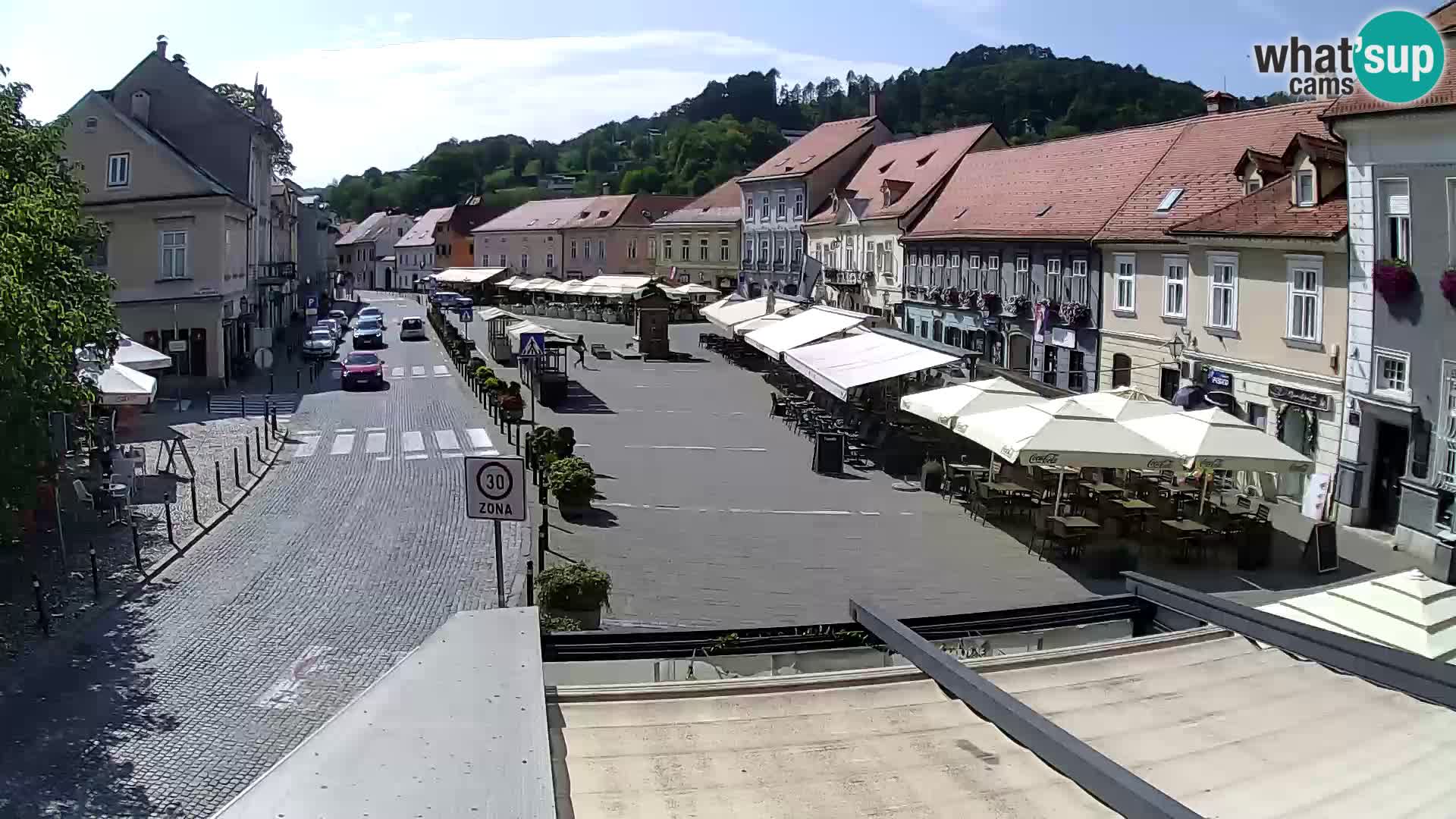Samobor – Place centrale dédié au roi Tomislav