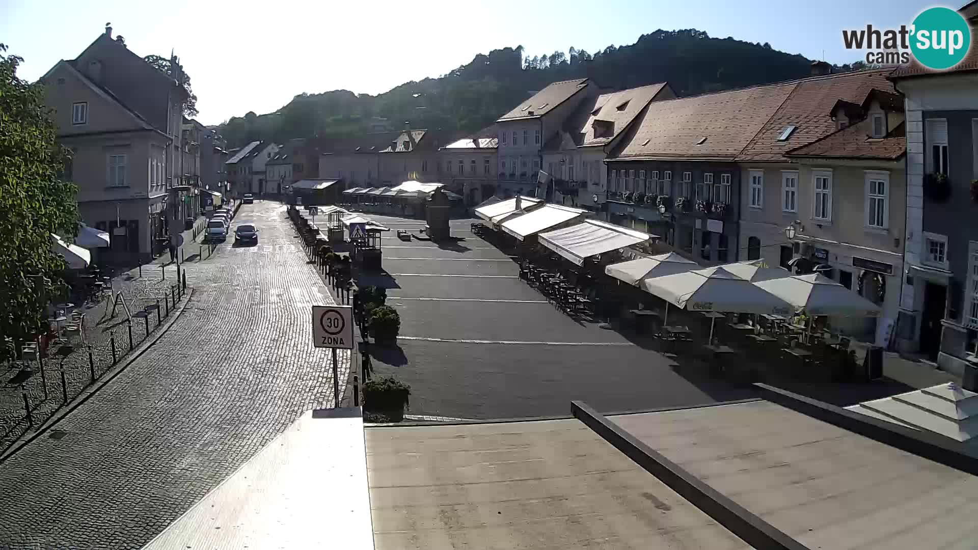 Samobor – Place centrale dédié au roi Tomislav
