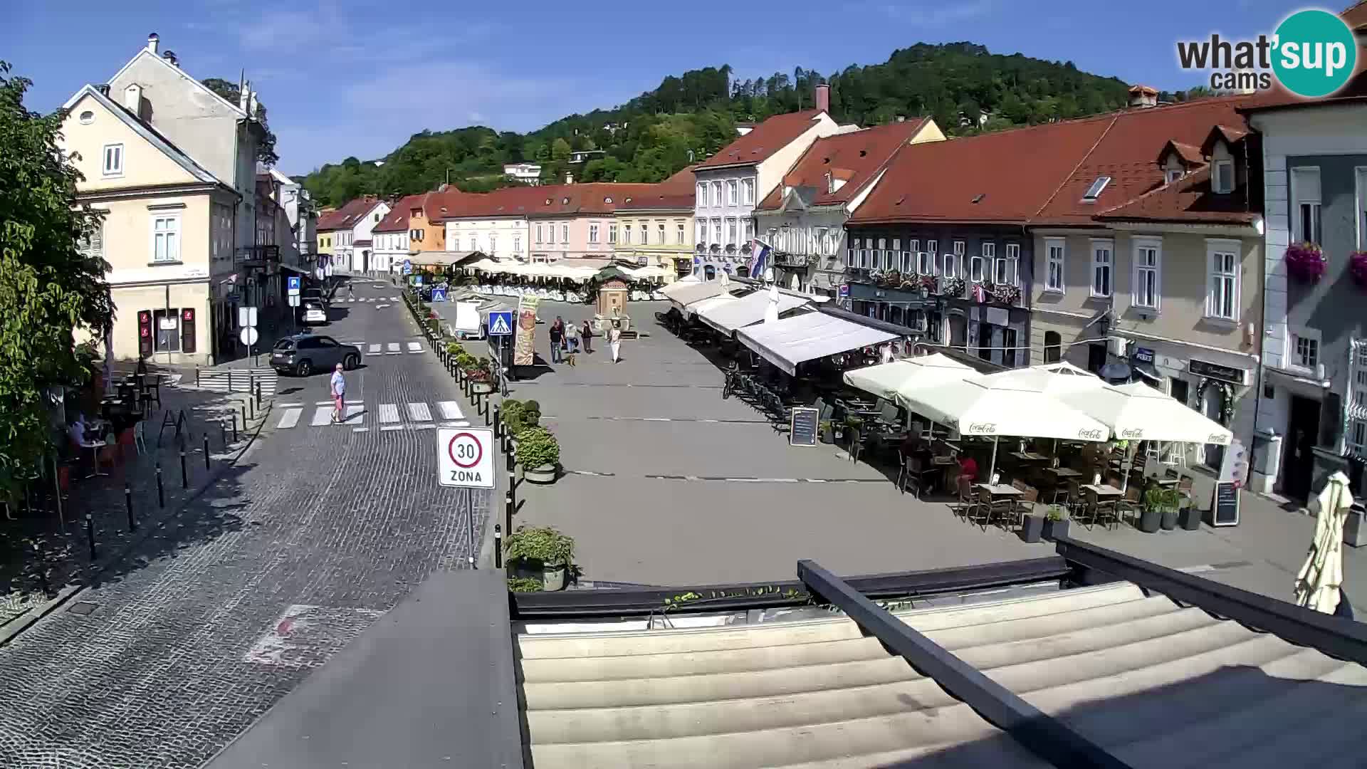 Samobor – Place centrale dédié au roi Tomislav