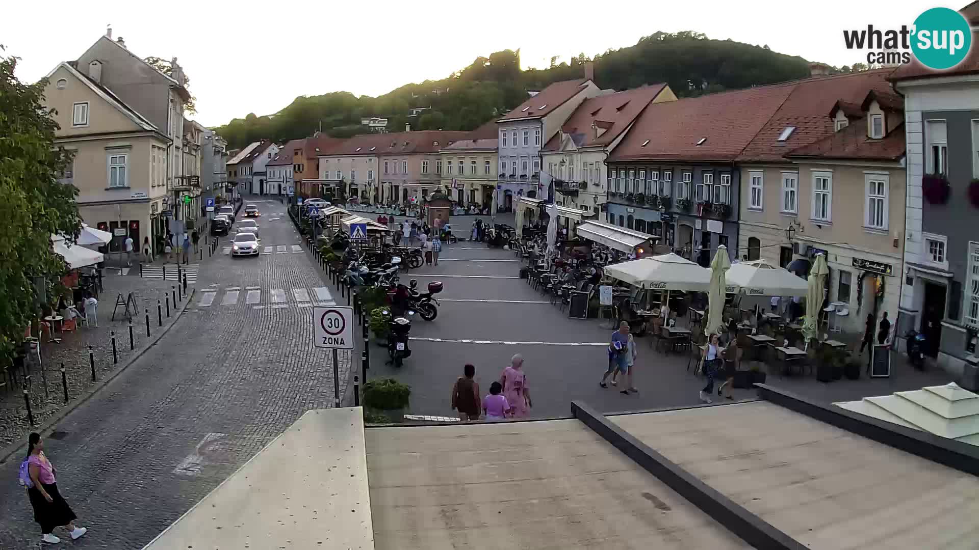 Samobor – Place centrale dédié au roi Tomislav