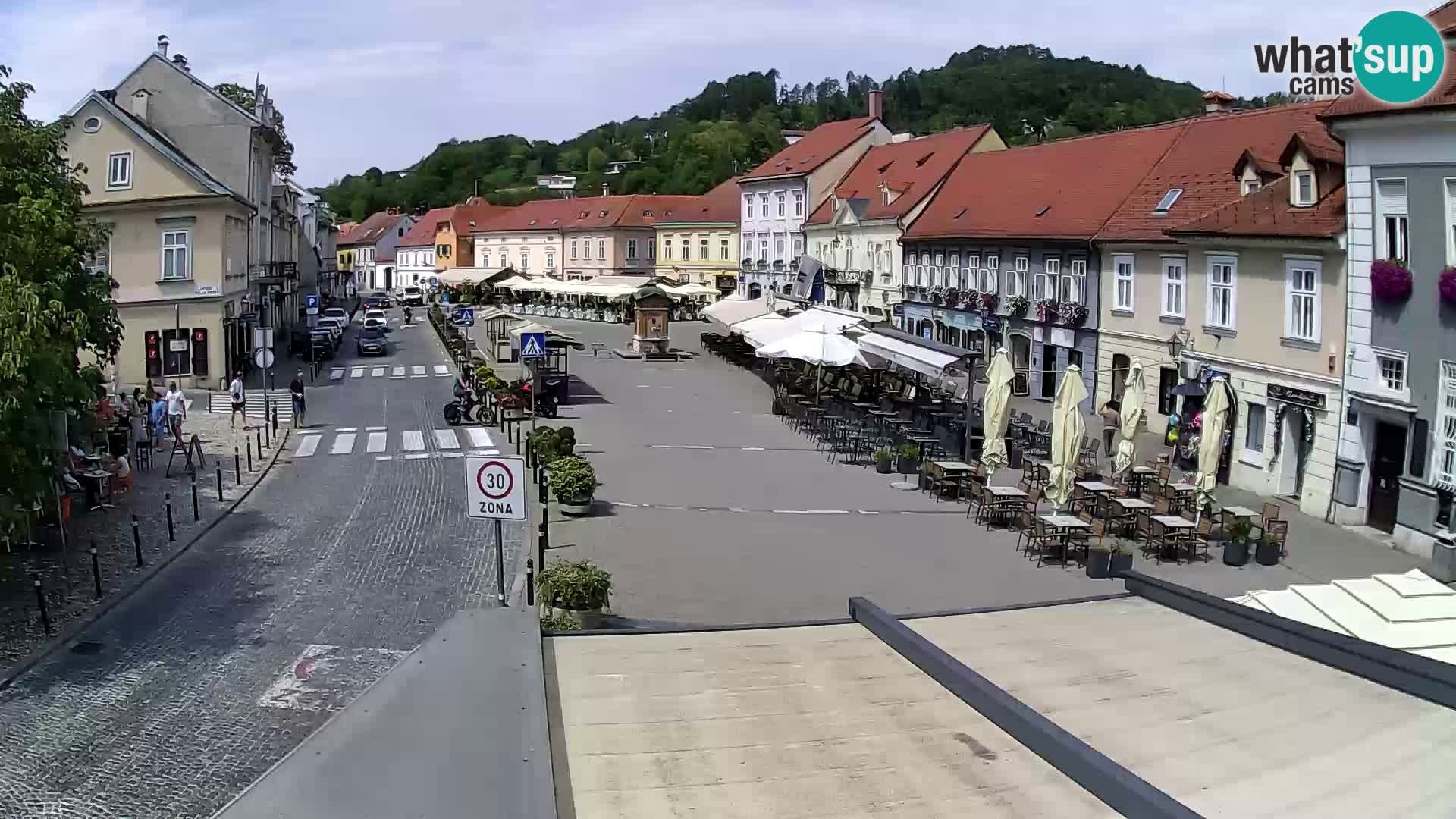 Samobor – Place centrale dédié au roi Tomislav