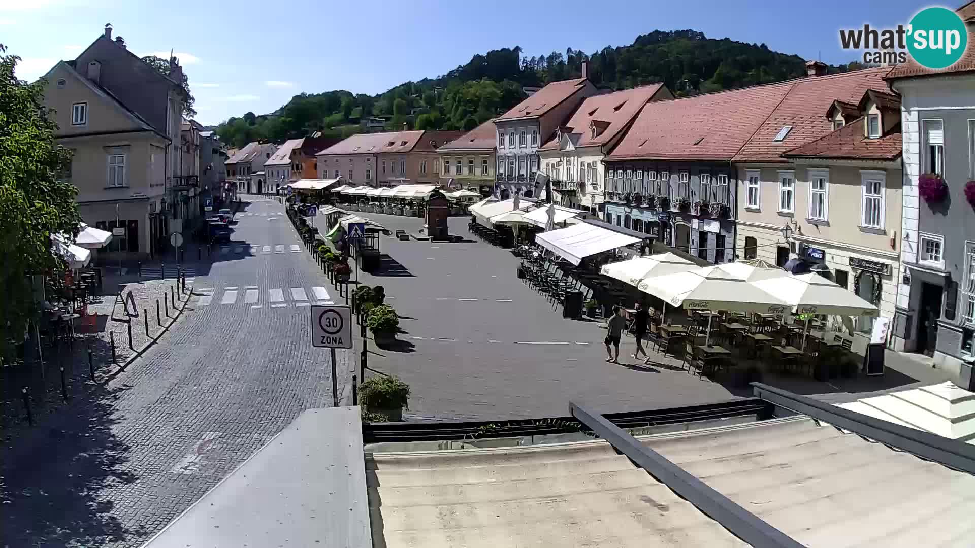 Samobor – Place centrale dédié au roi Tomislav
