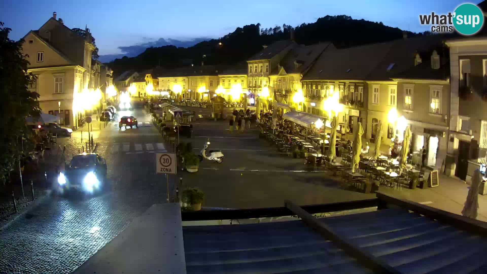 Samobor – Place centrale dédié au roi Tomislav