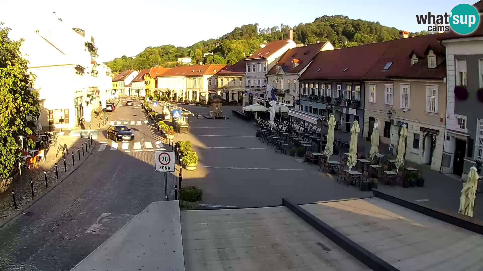 Samobor – Place centrale dédié au roi Tomislav