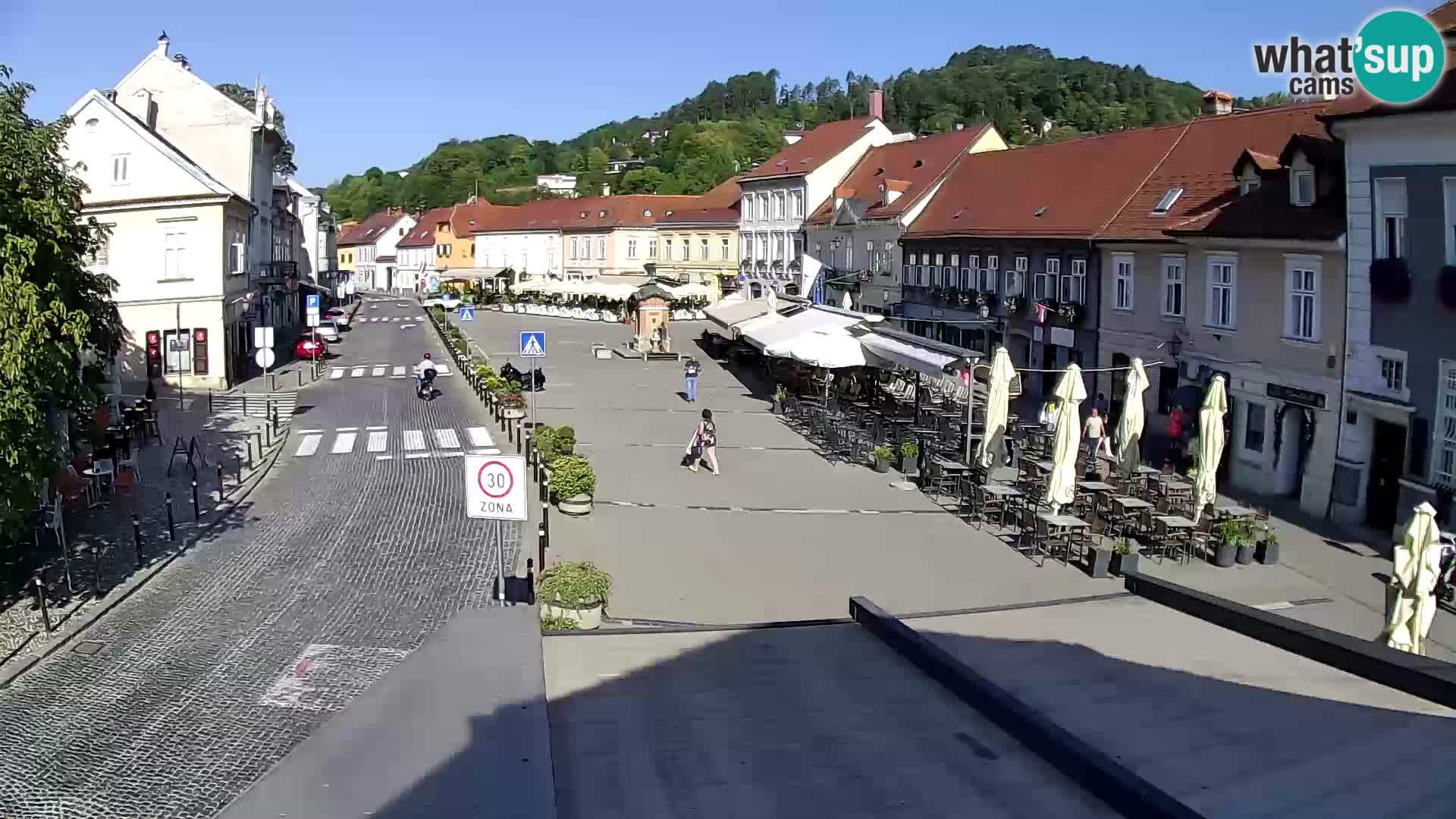 Samobor – Place centrale dédié au roi Tomislav