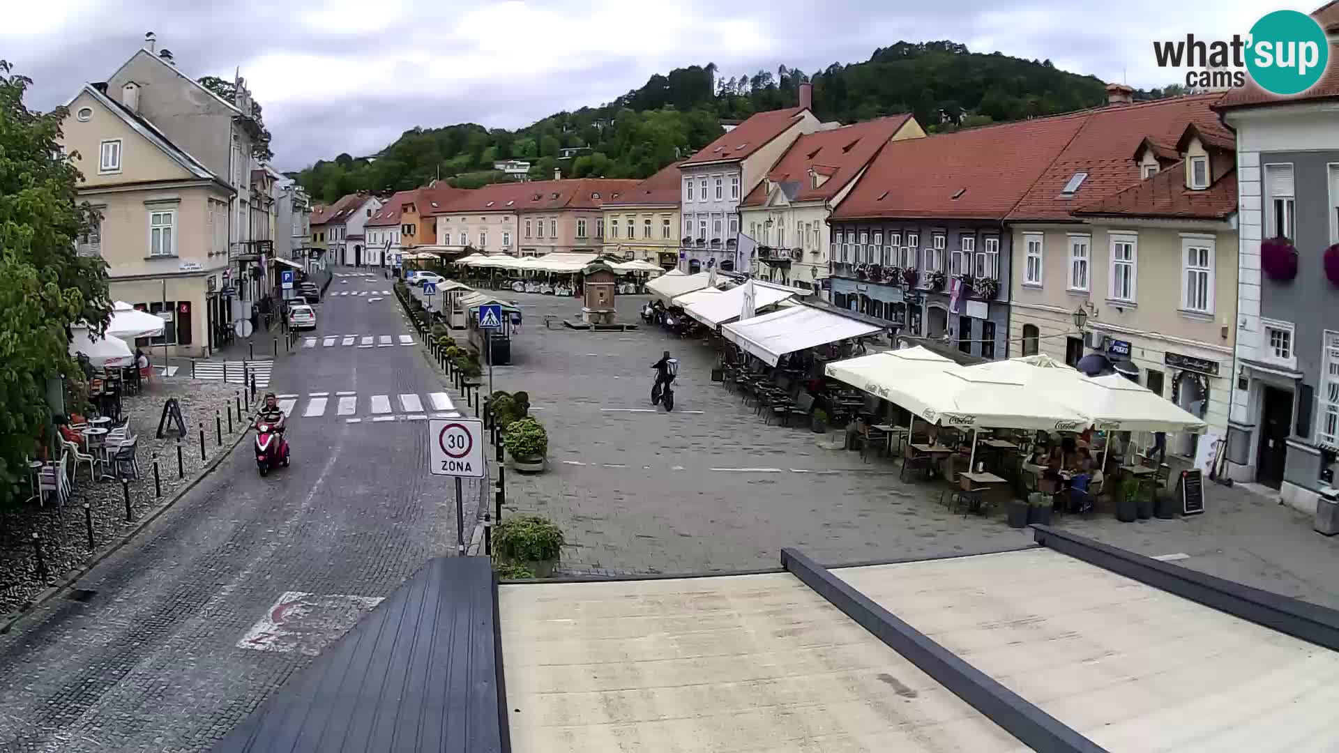 Samobor – Place centrale dédié au roi Tomislav