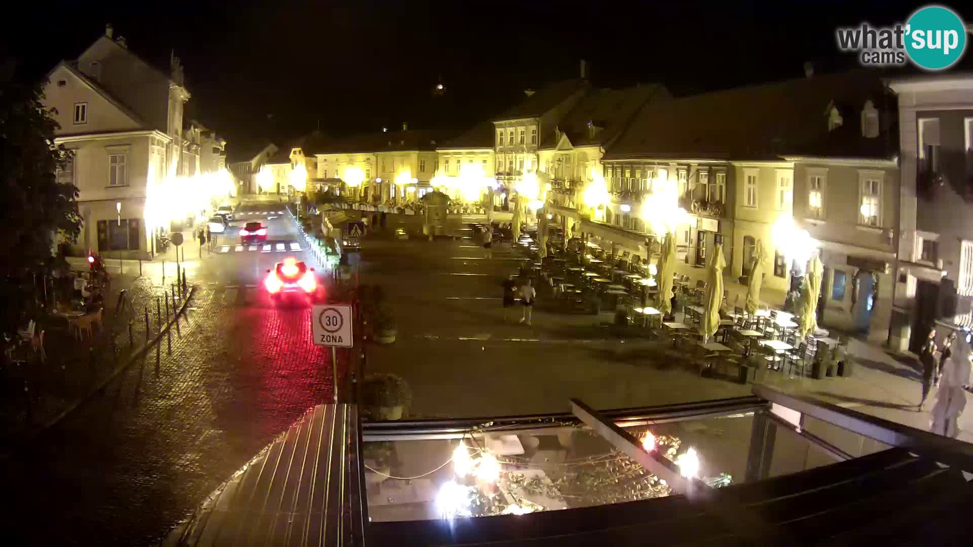 Samobor – Place centrale dédié au roi Tomislav