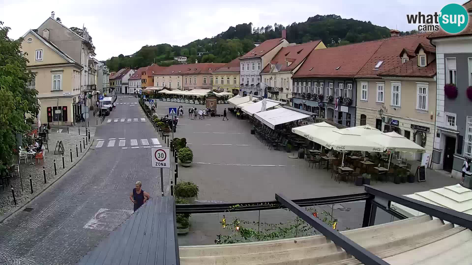 Samobor – Place centrale dédié au roi Tomislav
