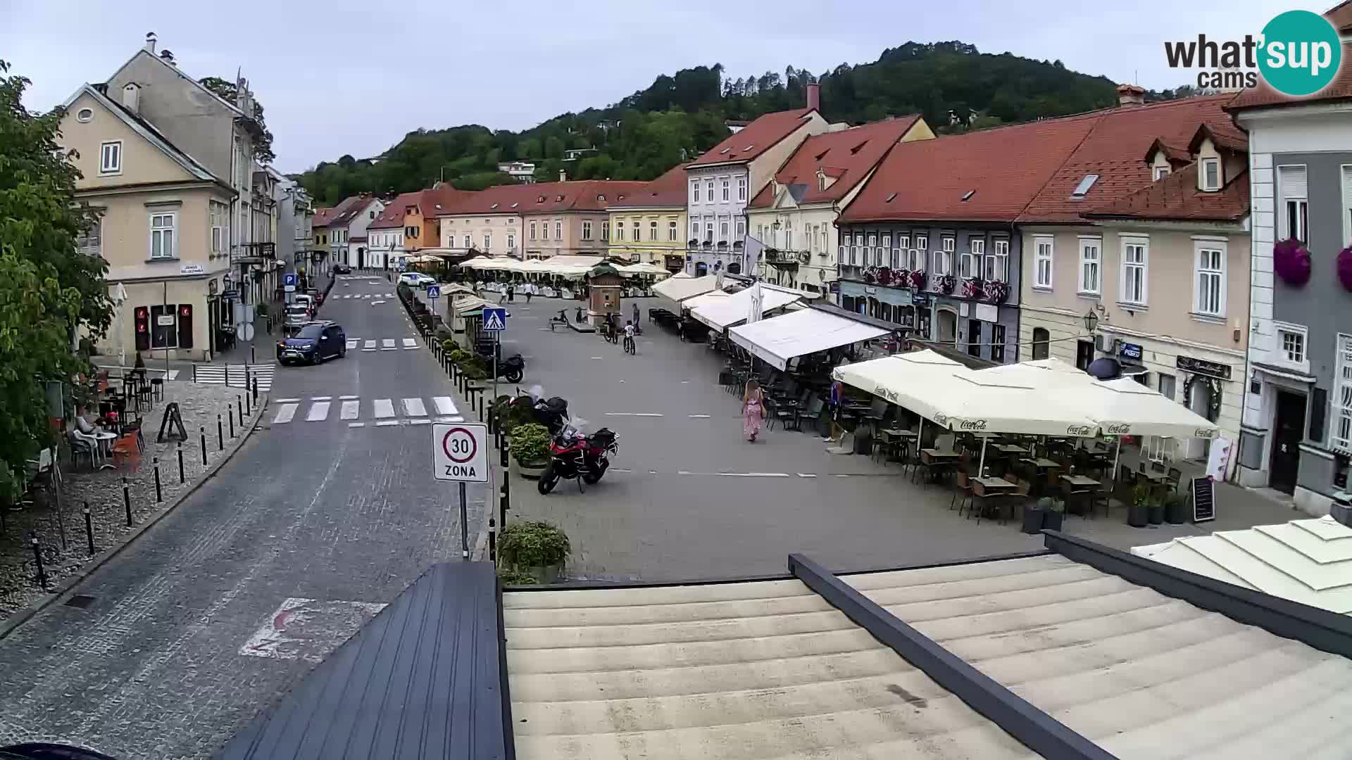 Samobor – Place centrale dédié au roi Tomislav