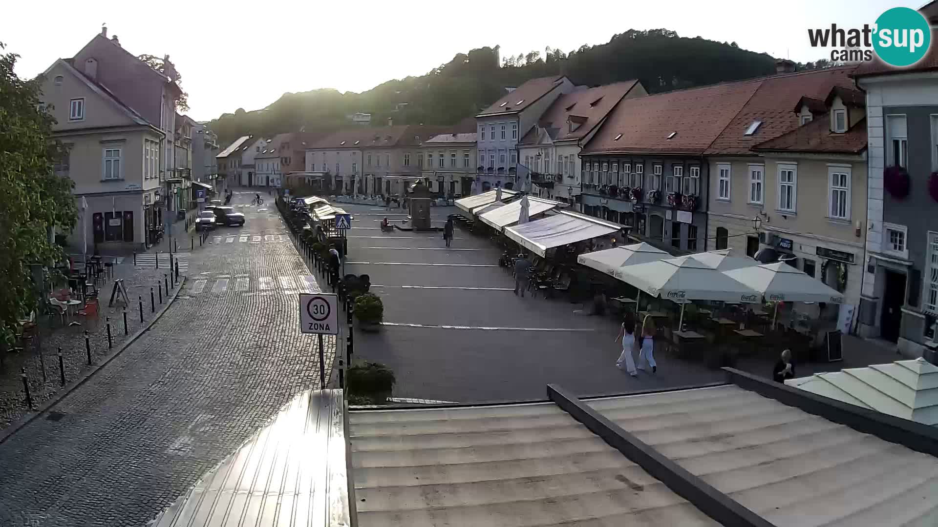 Samobor – Place centrale dédié au roi Tomislav