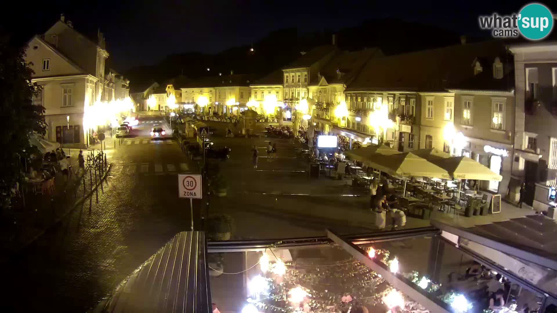 Samobor – Place centrale dédié au roi Tomislav