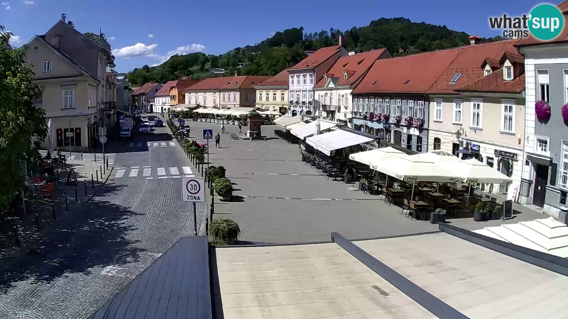 Samobor – Place centrale dédié au roi Tomislav