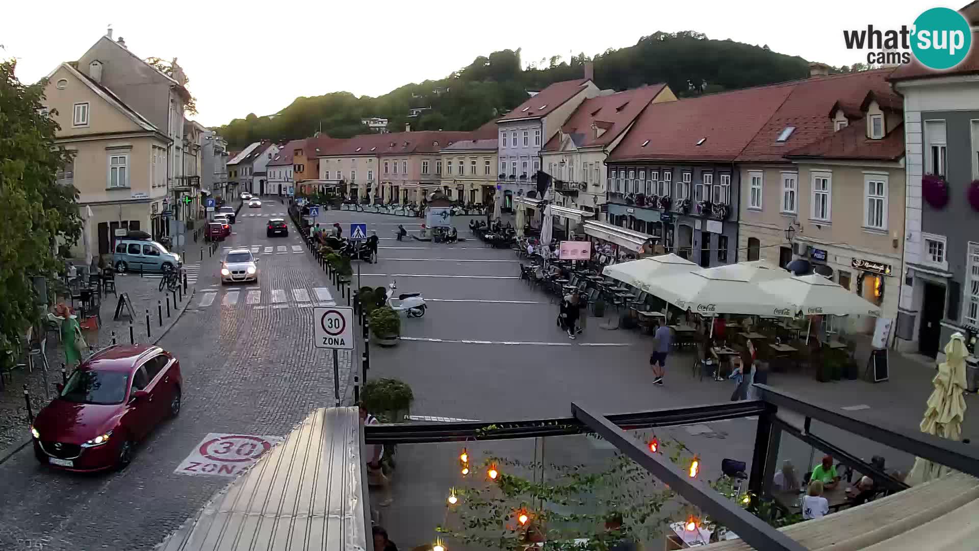 Samobor – Place centrale dédié au roi Tomislav