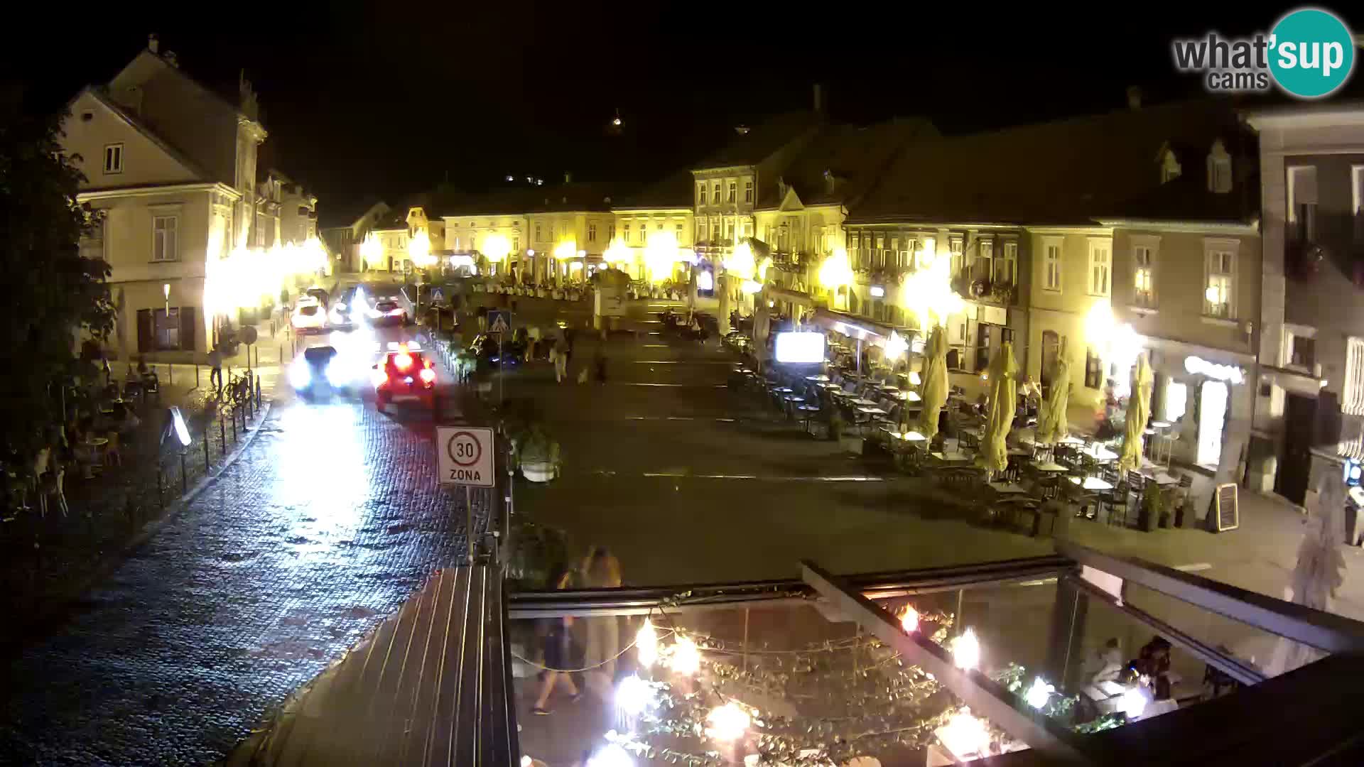 Samobor – Place centrale dédié au roi Tomislav