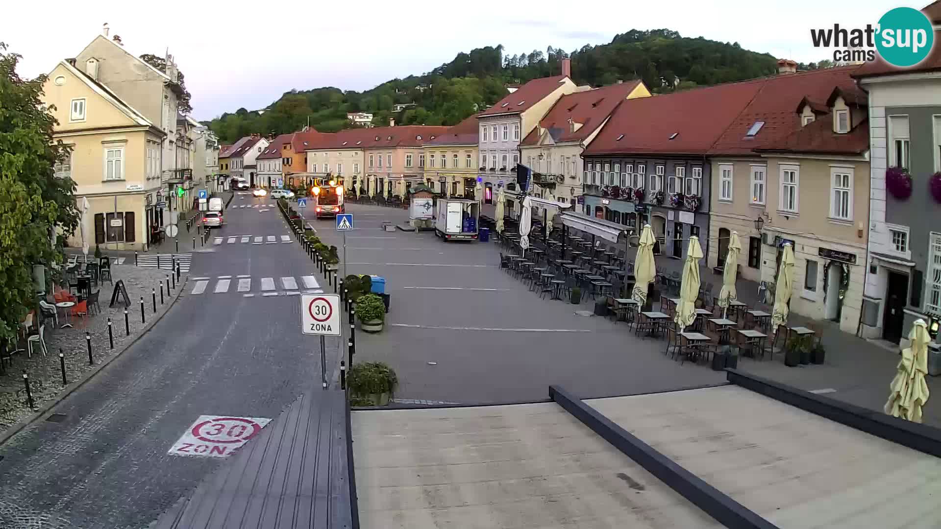 Samobor – Place centrale dédié au roi Tomislav