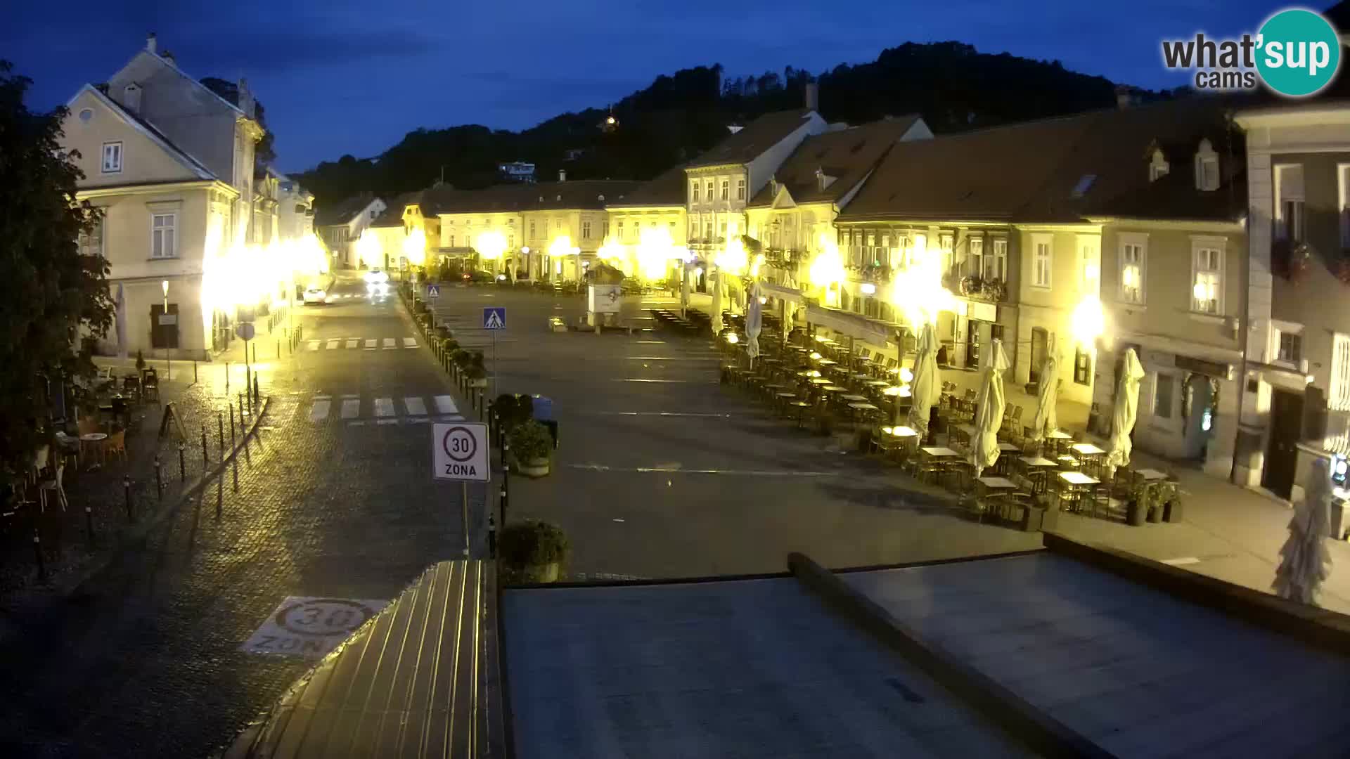 Samobor – Place centrale dédié au roi Tomislav