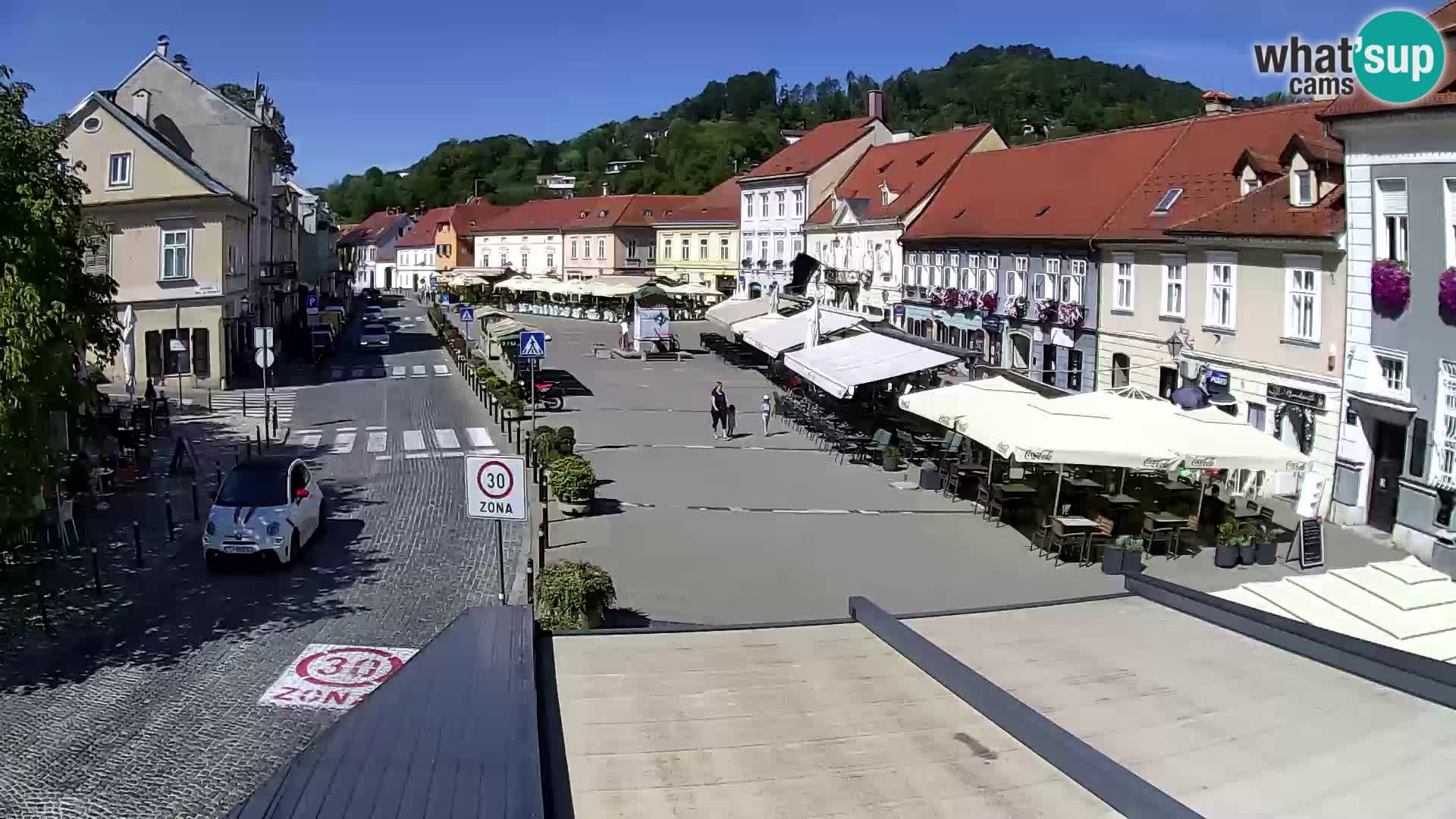 Samobor – Place centrale dédié au roi Tomislav