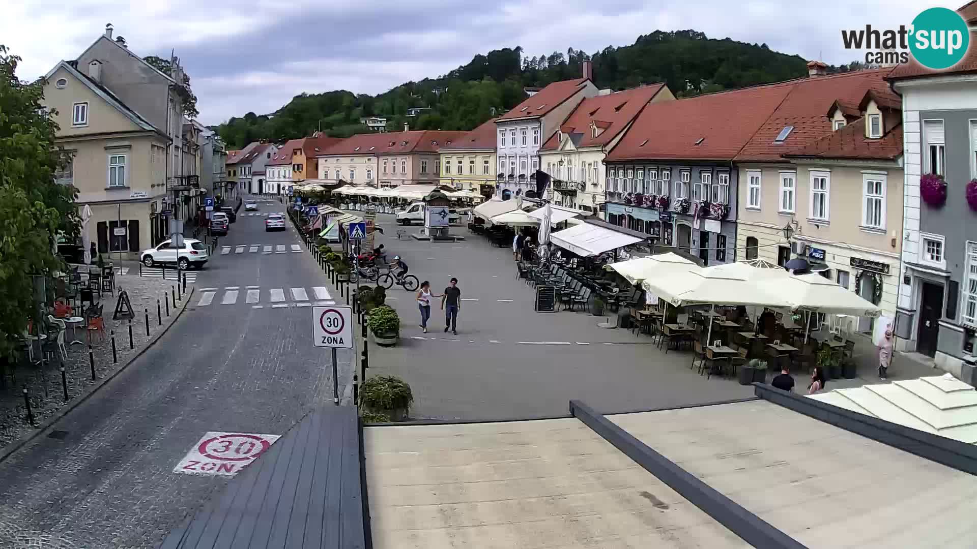 Samobor – Place centrale dédié au roi Tomislav