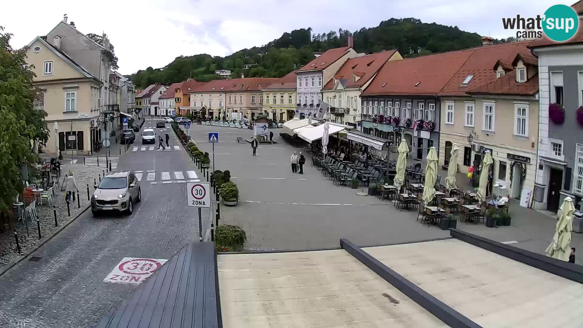 Samobor – Place centrale dédié au roi Tomislav
